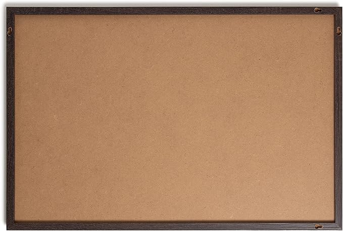 U Brands Magnetic Dry Erase Board White Board, 20" x 30" Inches, Black Wood Frame (3880U00-01)