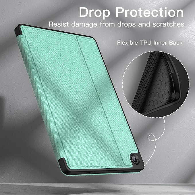 JETech Folio Case Cover for Samsung Galaxy Tab A9 Plus 11 Black | Multi-Angle Stand Cover Slim Protective Cover Auto Wake/Sleep