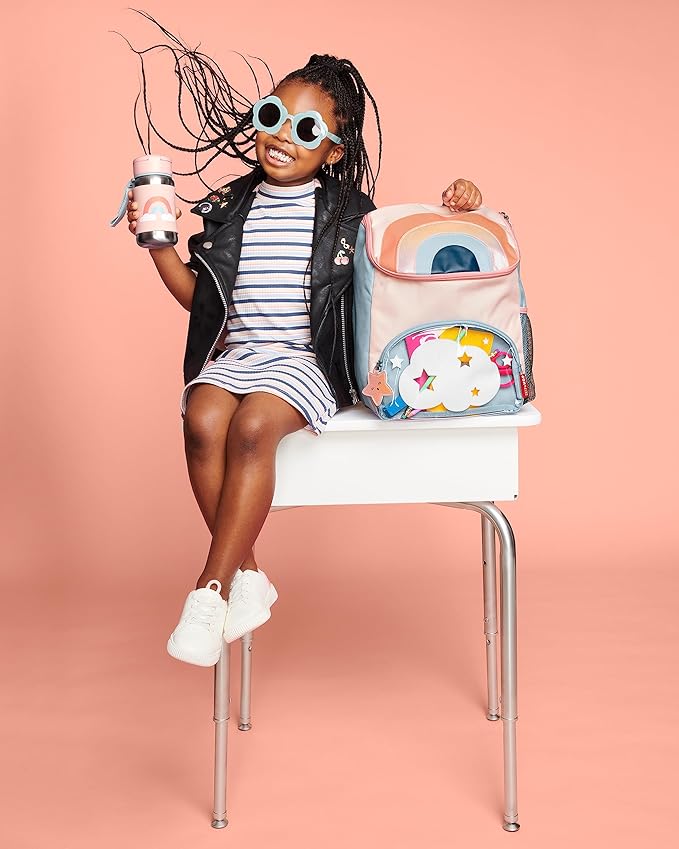 Skip Hop Sparks Kid's Backpack, Kindergarten Ages 3-4, Rainbow