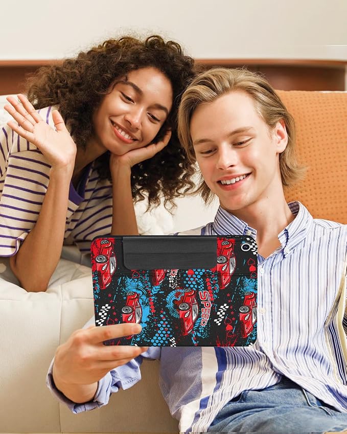 for iPad 9th/8th/7th Generation 10.2 Inch Case with Pen Holder for Boys Girls Women Men Cute Cartoon Anime Cool Funny Protector Stand Tablet Cover for Apple i Pad 7/8/9 Book Cat