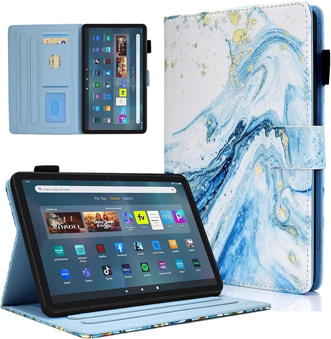 DTangLsm for Amazon Fire Max 11 Case (13th Generation 2023 Release) Black | Kindle Fire Max 11 Tablet Case Slim Folding PU Leather Stand Cover for Fire Max 11 Tablet 13th Gen Case with Auto Wake/Sle