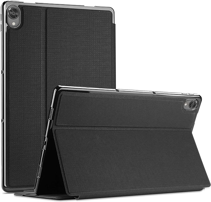 ProCase Slim Shockproof Stand Case for Lenovo Tab P11 / P11 Plus Black | Shockproof Folio Hard Shell Cover Multi-Angle Stand Offers Secure Protection Hands-Free Viewing