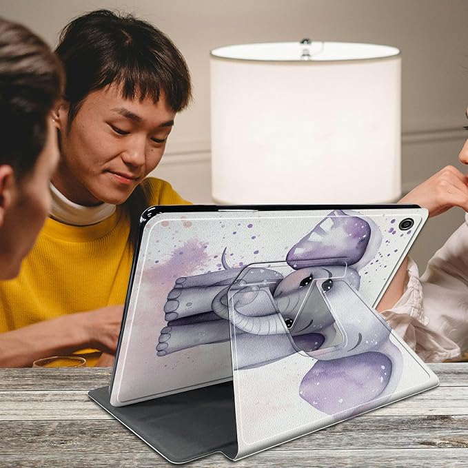 Astronaut Mushrooms Pattern Case for iPad 10.2 iPad 9th Generation 2021/ iPad 8th Generation 2020/ iPad 7th Generation 2019360 Degree Rotating Stand Protective Cover with Auto Sleep/Wake