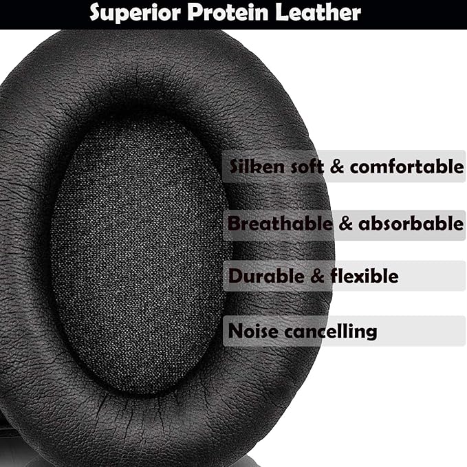 Replacement Ear Pads Cushion Compatible with Bose QuietComfort QC 35/35 ii Headphones