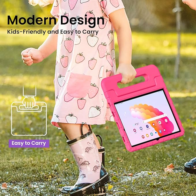 Kids Case for Samsung Galaxy Tab A11+/A9+ Plus 11 Inch 2025/2023 Tablet | Foldable handle highly durable odorless and easy to install suitable for children's learning and play.