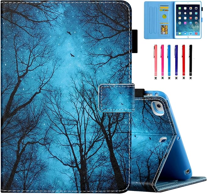 Case for iPad mini 1 2 3 4 Mini 5 Leather Smart Kickstand Case Flip Wallet Protective Case Compatible with iPad mini 1 2 3 4 Mini 5 2019 Pink Gold Marble