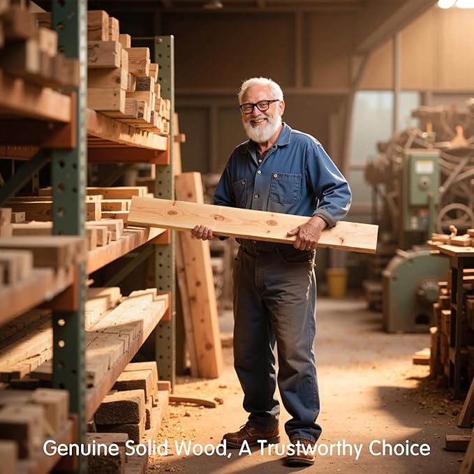 Hokway Wood Twin Bed Frames- No Wobble,Noise-Free,Easy Assembly with Precise Holes,12 in Wood Slat Support,No Box Spring Needed,Natural