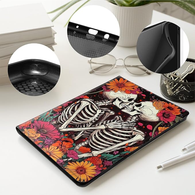 Case for All-New 7 Kindle Paperwhite 12th Gen 2024 &amp Kindle Colorsoft Signature EditionPU Leather Cover with Auto Sleep Wake FeatureAmerican Flag Eagle