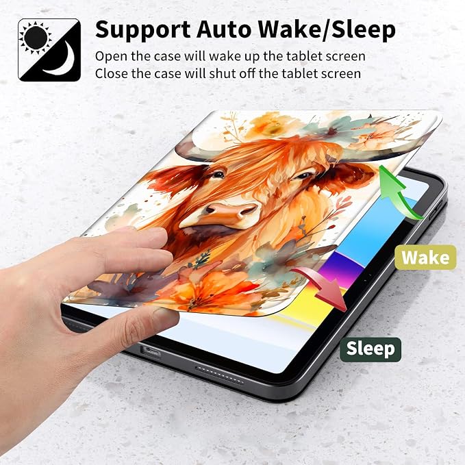 Case for Kindle Paperwhite 12th Generation 7 &amp Kindle ColorSoft Signature Edition – PU Leather with Auto Sleep/Wake Slim Lightweight Protective Cover – Beach Sunset Palms