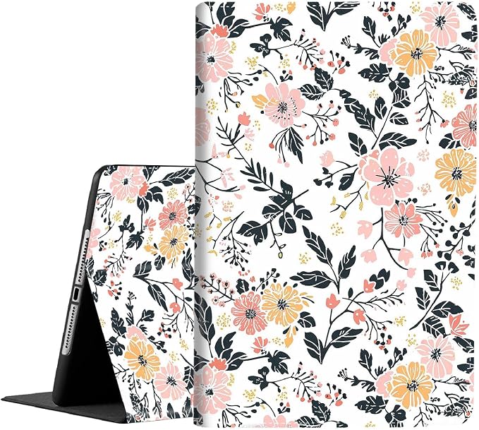 Case for iPad (A16) 11th Generation 11 Inch (2025) iPad 10th Generation 10.9 Inch (2022)，Slim Fit Foldable Standing Cover Case with Auto Sleep/Wake ，Red Moon Japanese Landscape