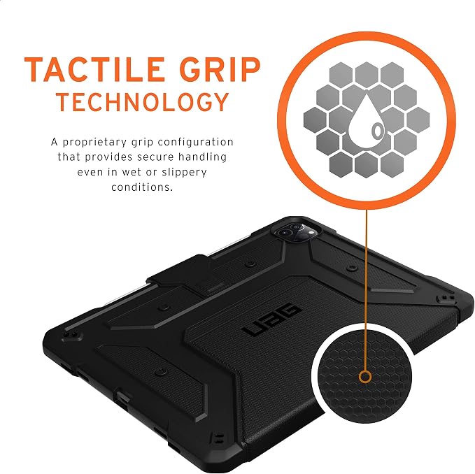 URBAN ARMOR GEAR UAG iPad Pro 12.9-inch (4th Gen 2020) Case Metropolis [Black] Folio Slim Heavy-Duty Tough Multi-Viewing Angles Stand Military Drop Tested Protective Cover