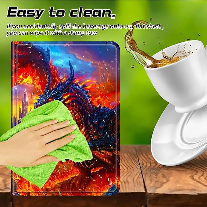 for Walmart Onn 10.1 2024 Onn 10.1 Gen 4 Universal Tablet Case 360 Degree Rotating Kickstand Protective Stand Case with Multiple Viewing PU Leather Shell Case Black Book Cat