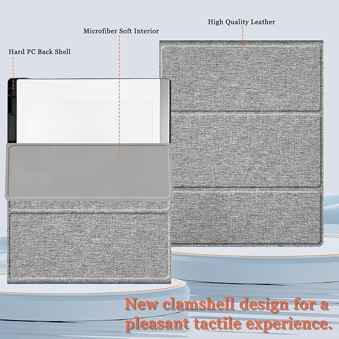 Case for Remarkable 2 Paper Tablet 10.3 2020 ReleasedLightweight and Hard Back Shell Protective Book Folio Cover with Built-in Pen HolderComes with Remarkable 2 Pen Tips.