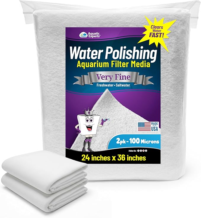 Aquatic Experts Aquarium Polishing Filter Pad, Water Polishing Pad