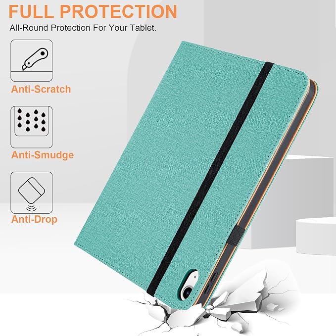for iPad A16 Case 11 Inch 2025Cover for iPad 10th 11th Generation Case with Pencil HolderBlack