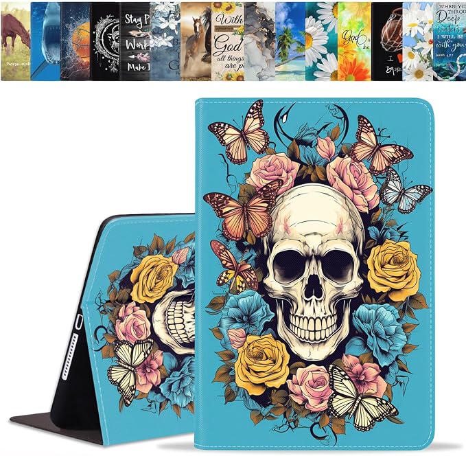 Case for Samsung Galaxy Tab A 8.0 2019 (SM-T290/T295/T297) Slim Lightweight PU Leather Stand Cover with Auto Wake/Sleep for Galaxy Tab A 8.0 Inch Abstract Watercolor Art Dogs