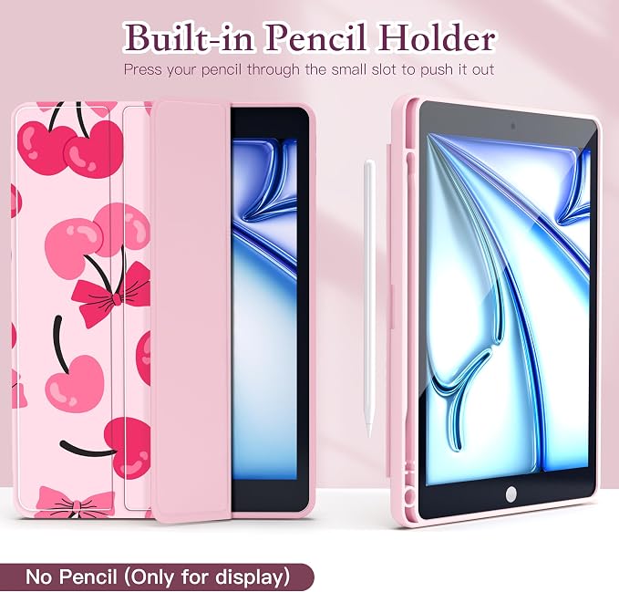 CISSOOK Compatible with iPad 9th/ 8th/ 7th Generation Case 10.2 Inch (2021/2020/2019 Release) Protective Shell with Pencil Holder Astronaut