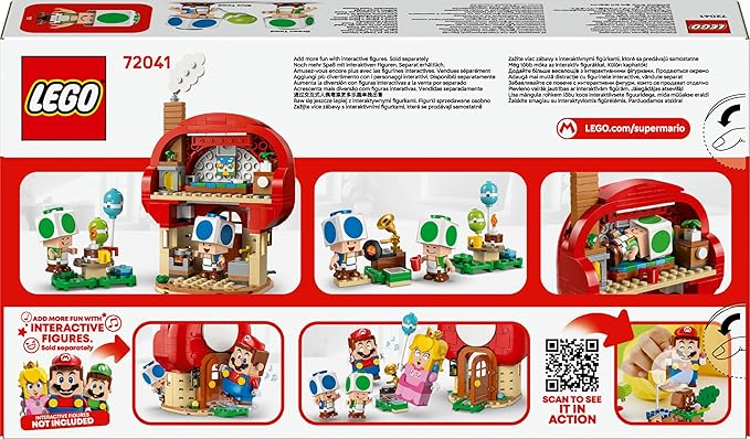 Lego Super Mario Kino House House Birthday Toy Gift Block Boys Girls 7 8 9 Year Old Elementary School Mario Toy Toy Game 72041