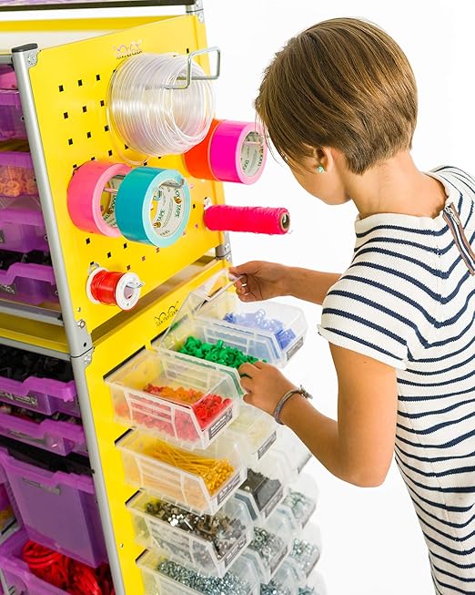 Maker Cart 2.0; Portable Maker Space with Curriculum & Activities for Classrooms & Schools (Elementary, Middle, High); Teacher Designed Science, Engineering, STEM, STEAM, DIY, NGSS Projects