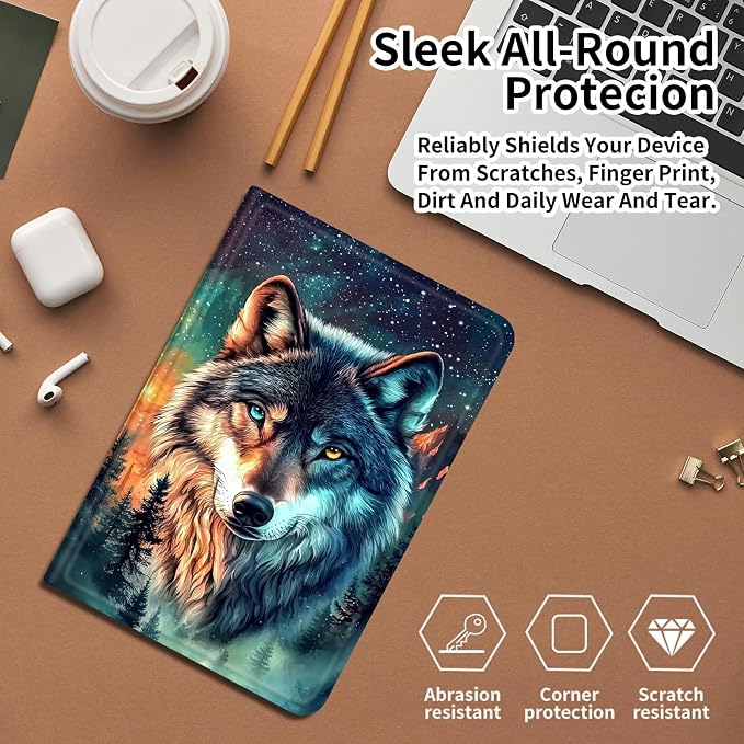 Case for Fire 7 2019/2017/2015Black Cat Purple Roses | DIGTIALL Slim Cover for Fire 7 Tablet 9th/7th/5th Gen 7.0 Folding Stand Protective Case Auto Sleep/Wake Smart Shell