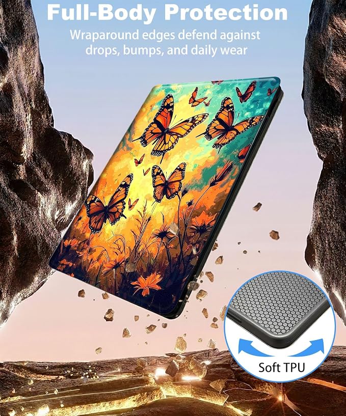 for iPad 11th Generation (A16 2025) 11 / iPad 10th Gen 10.9 2022 Case 360° Rotating PU Leather Stand Cover with Auto Sleep/Wake Shockproof TPU Backl Two Dragons Fighting