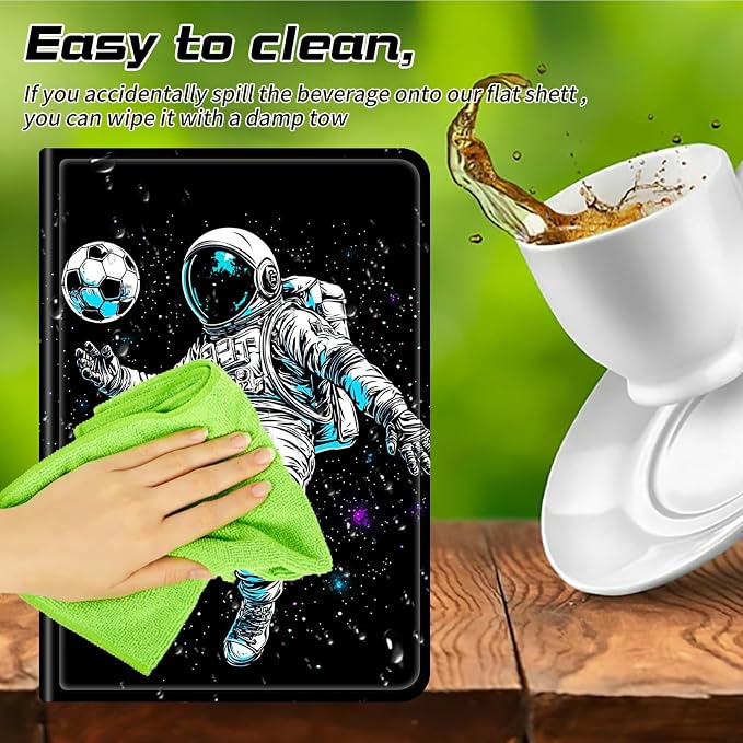 for Walmart Onn 10.1 2024 Onn 10.1 Gen 4 Universal Tablet Case 360 Degree Rotating Kickstand Protective Stand Case with Multiple Viewing PU Leather Shell Case Black Book Cat