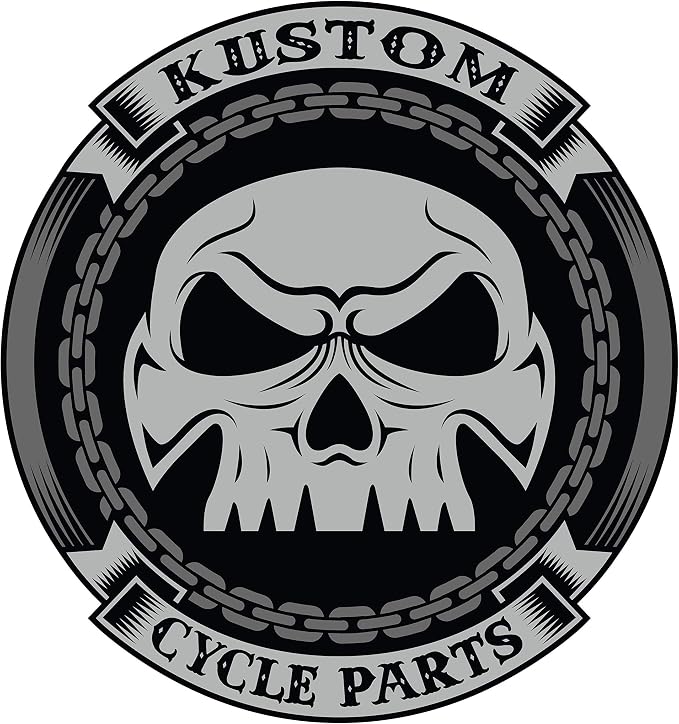 Kustom Cycle Parts Black and Grey American Flag Plastic Air Cleaner Console