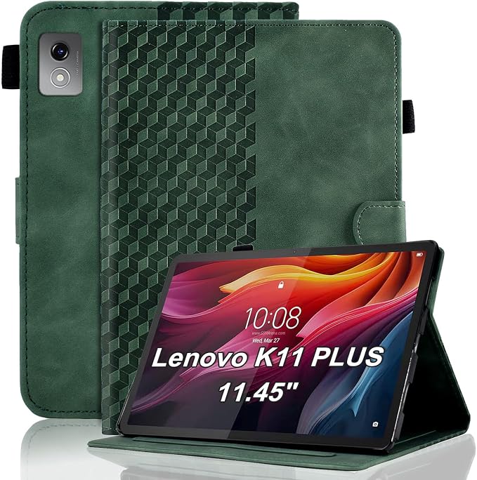 Case for Lenovo Tab M11/Tab K11 LTE 11 2024 Cover (Model:TB330FU) Magnetic PU Leather Folio Adjustable Stand Case Foldable Card Holder Multi-Angle Lenovo Tab M11Black