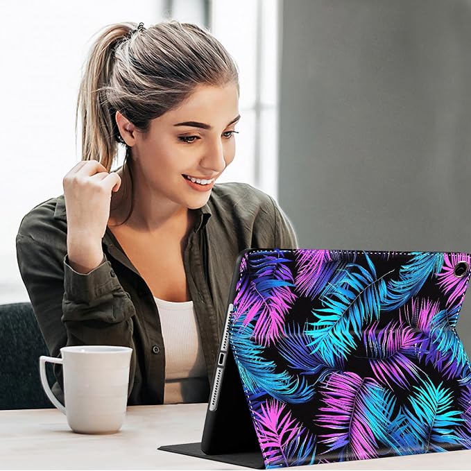 Case for New iPad (A16) 11th Generation 11 Inch 2025for iPad 10th Generation 2022 10.9 Inch Multi-Angle Stand Smart Cover Shockproof with Auto Wake/Sleep ，Starry Sky