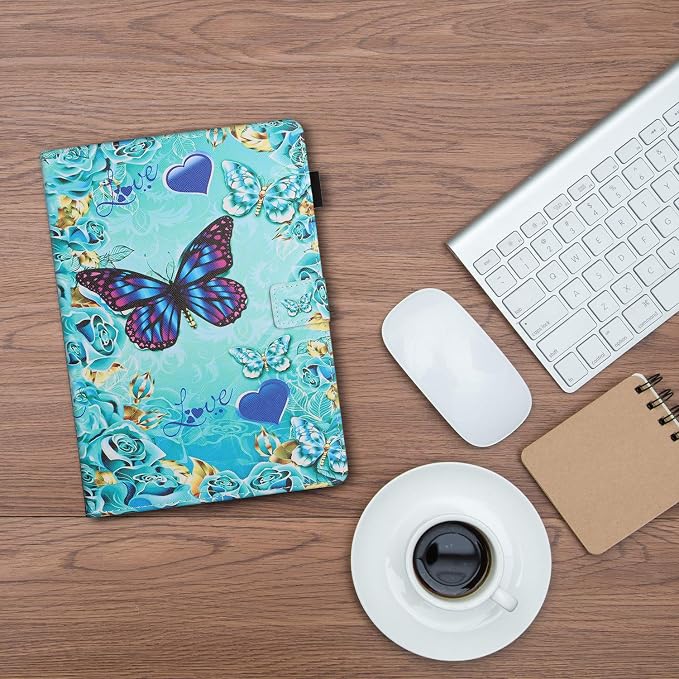 iPad mini Case FANCITY Mini 4 Mini 5 Mini 3/2/1 Smart Wake Sleep Case with Kickstand [Card Slot &amp Pen Holder] PU Leather Protective Cover for Apple iPad mini 4 Mini 5 2019 Mini 2/3 - Beach
