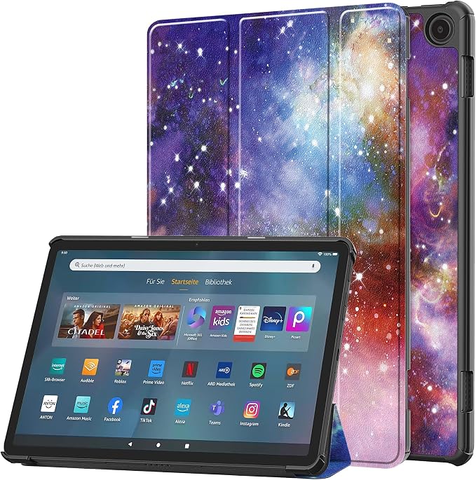 Gylint Case for Fire Max 11 Tablet Folding Folio Ultra-Thin PU Leather Stand Case Cover for Fire Max 11 2023 Release Draw