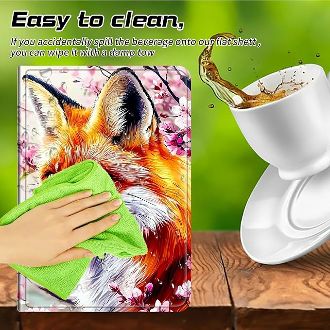 for Walmart Onn 10.1 2024 Onn 10.1 Gen 4 Universal Tablet Case 360 Degree Rotating Kickstand Protective Stand Case with Multiple Viewing PU Leather Shell Case Black Book Cat