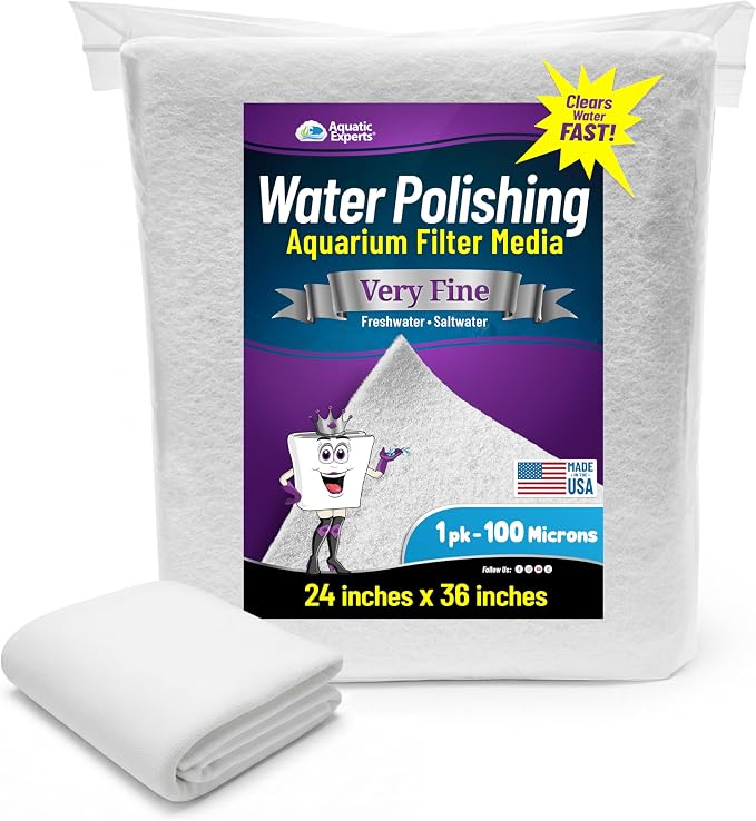 Aquatic Experts Aquarium Polishing Filter Pad, Water Polishing Pad