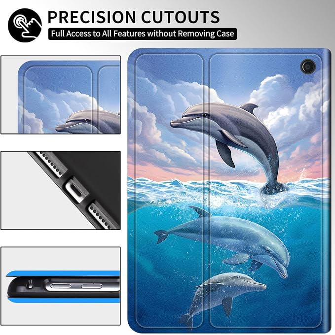 Case for All-New Amazon Kindle Fire HD 10 &amp 10 Plus 11th Generation 2021 Release 10.1 inchSlim Folding Stand Cover with Auto Wake/SleepAmerican Girls