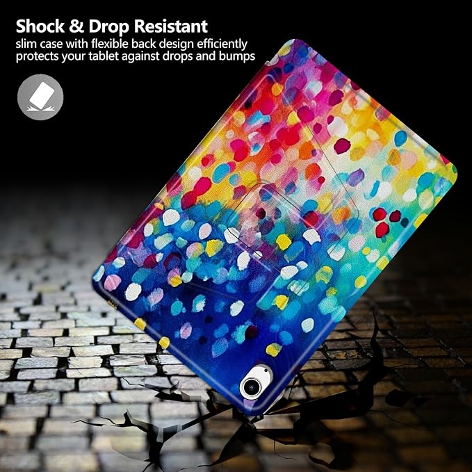 iPad 10.2 Case 2021-2019Atercolor Koala | 360° rotating stand case with auto sleep/wake slim protective cover for iPad 10.2 9th/8th/7th Gen