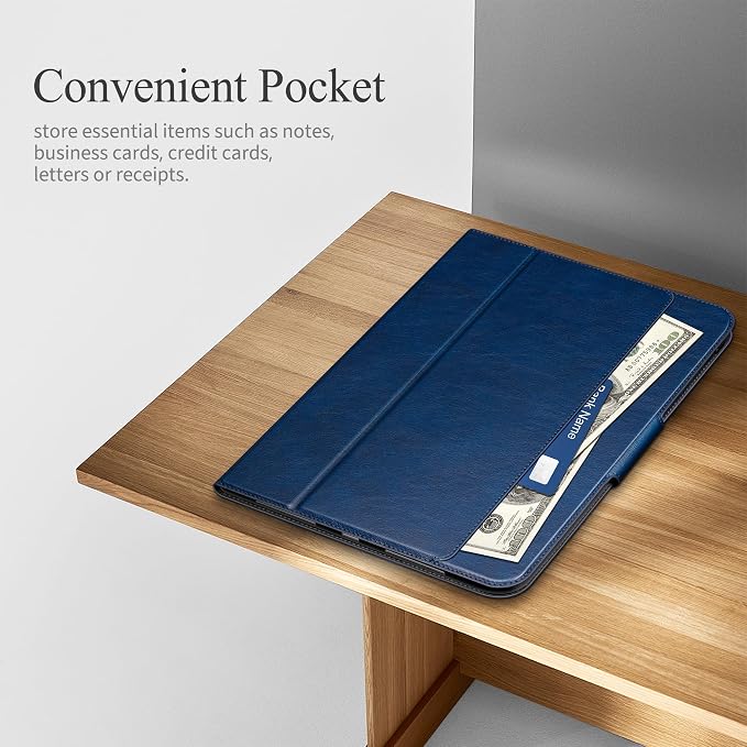 auaua Case for iPad (A16) 11th/10th Generation | with Pencil Holder Pocket Typing Angle Muti-Stand Magnetic Closure Auto Sleep/Wake