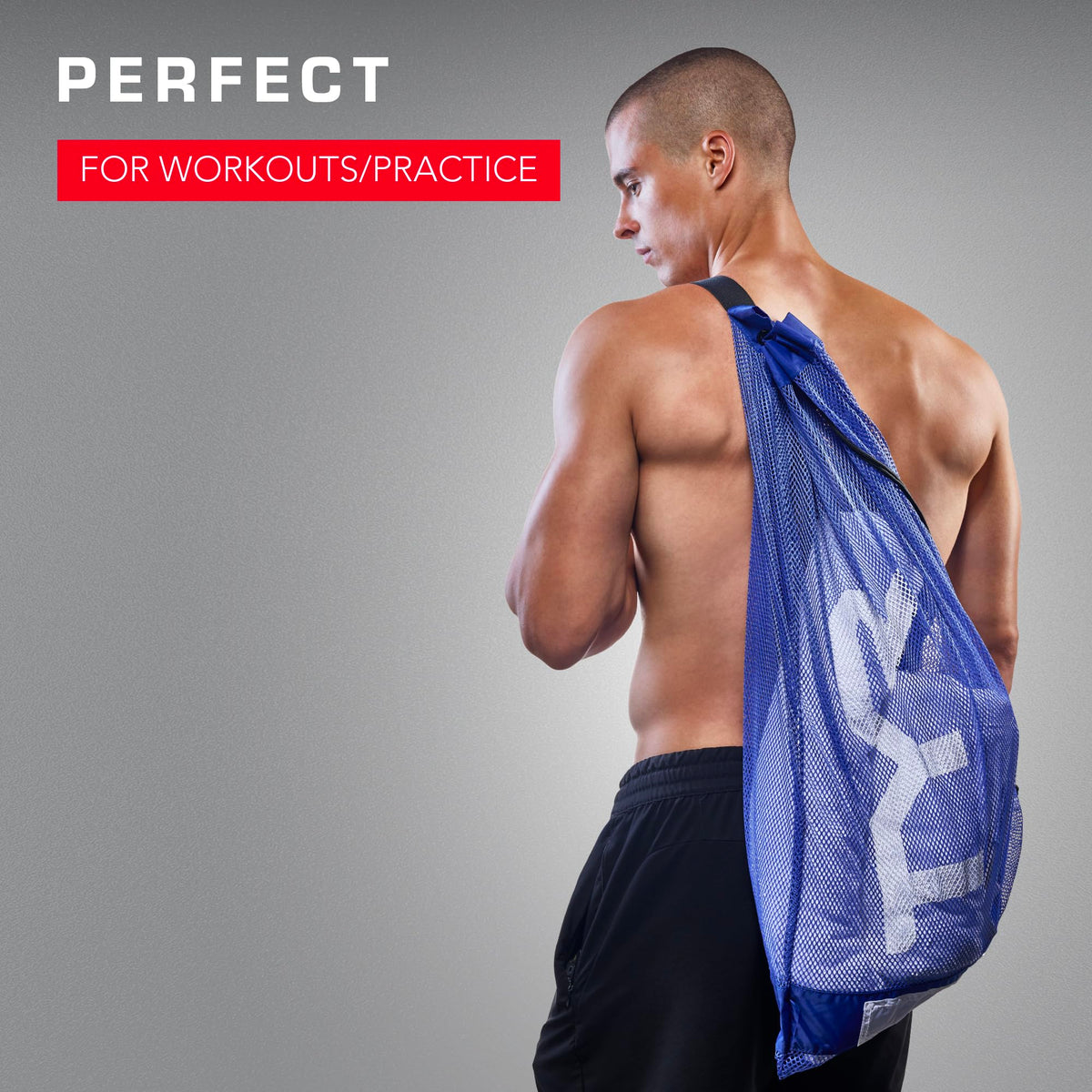 TYR Alliance Mesh Equipment Bag – Swim Gear Backpack for Pool, Gym & Training