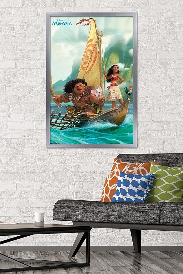 Trends International Moana-Group Wall Poster, 24.25" X 35.75", Multicolor