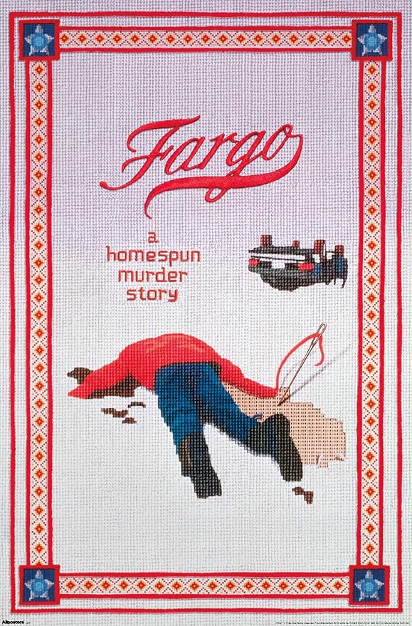 Fargo (1996) - One Sheet Wall Poster, 34L" x 22.4W", Premium Unframed Version
