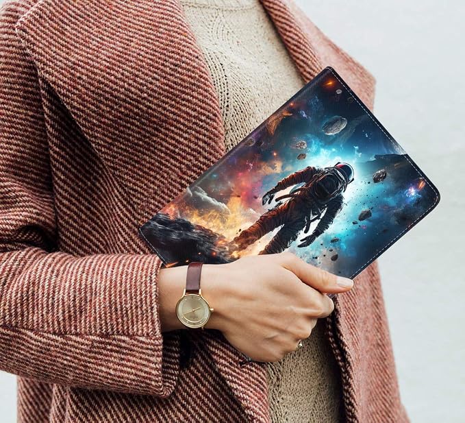 Case for Samsung Galaxy Tab S10 Plus 2024/ S9 Plus/ S9 FE Plus 5G 12.4 Inch 2023 Slim PU Leather Stand Folio Cover with Auto Wake Sleep Abstract Paint Dogs