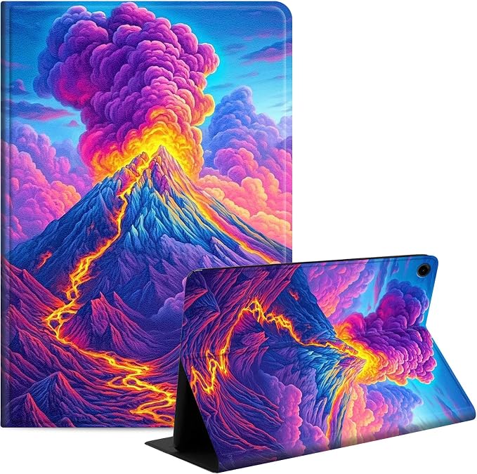 Case for Samsung Galaxy Tab A9 8.7-Inch 2023 Slim PU Leather Stand Cover with Auto Wake/Sleep Multi-Angle Viewing &amp Shockproof Adorable Bear