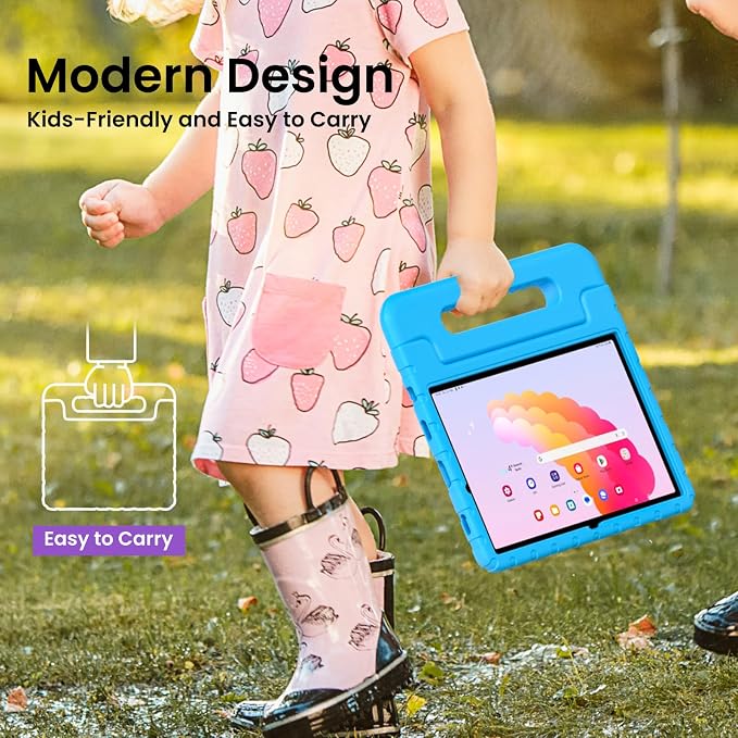 Kids Case for Samsung Galaxy Tab A11+/A9+ Plus 11 Inch 2025/2023 Tablet | Foldable handle highly durable odorless and easy to install suitable for children's learning and play.