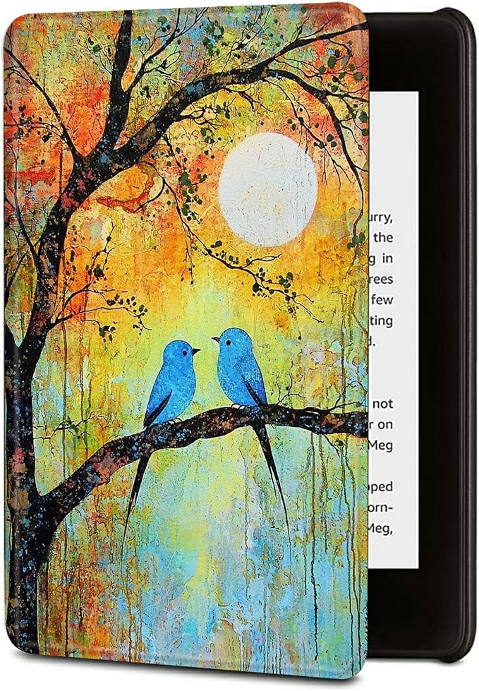 Case for Kindle Scribe 10.2 Inch (2022 Released) PU Leather Cover with Auto Sleep Wake for 10.2 Kindle Scribe Alpaca with Glasses