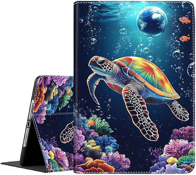 Case for New iPad (A16) 11th Generation 11 Inch 2025 for iPad 10th Generation 10.9 2022 Multi-Angle Smart Stand Cover Auto Sleep/Wake Halloween Panda Wizard and Pumpkin