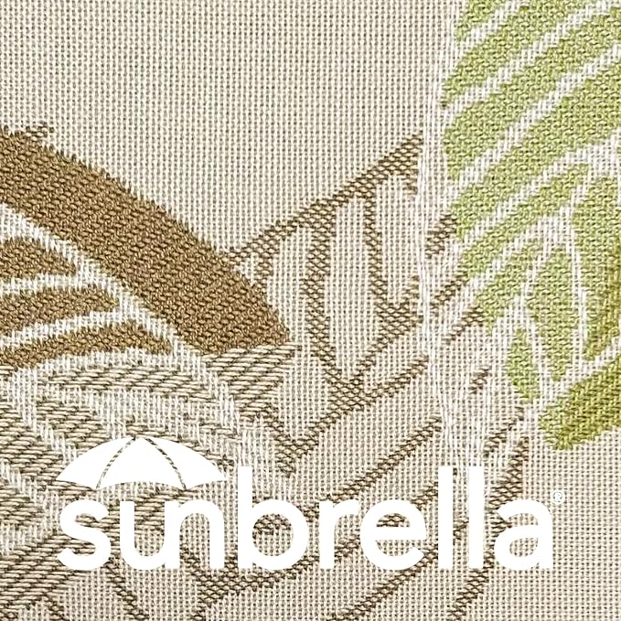 Outdoor Sunbrella Decorative Pillows Pack of 4, 20" x 12" Outdoor Pillow Set for Couch Bed Throw Patio Sofa, Momento Spring