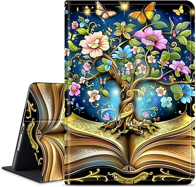 for Samsung Galaxy Tab E 9.6 Inch 2015 (SM-T560/T561/T565/T567) Kickstand Case PU Leather Multiple Viewing Angles Stand Smart Cover for Galaxy Tab E 2015 2 Roses