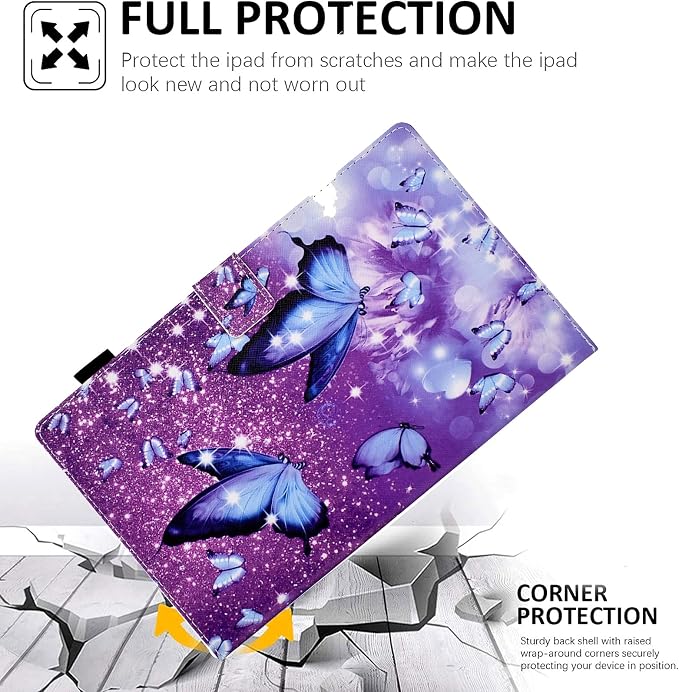 Case for Galaxy Tab A11+ Plus 2026/ A9 Plus 2024 11-Inch Funut PU Leather Folio Cover Multi-Angle Stand with Auto Wake/Sleep Case for Samsung Galaxy Tab A9 Plus/A9+ Tablet Bird