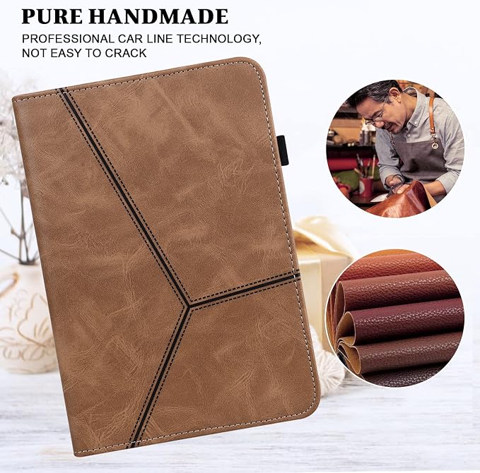 Case for Amazon Kindle Fire Max 11 Case (13th Generation 2023 Release) 11PU Leather Folio Stand Stylish Solid Color Stripe Stand Cover for Fire 11 Tablet - Black