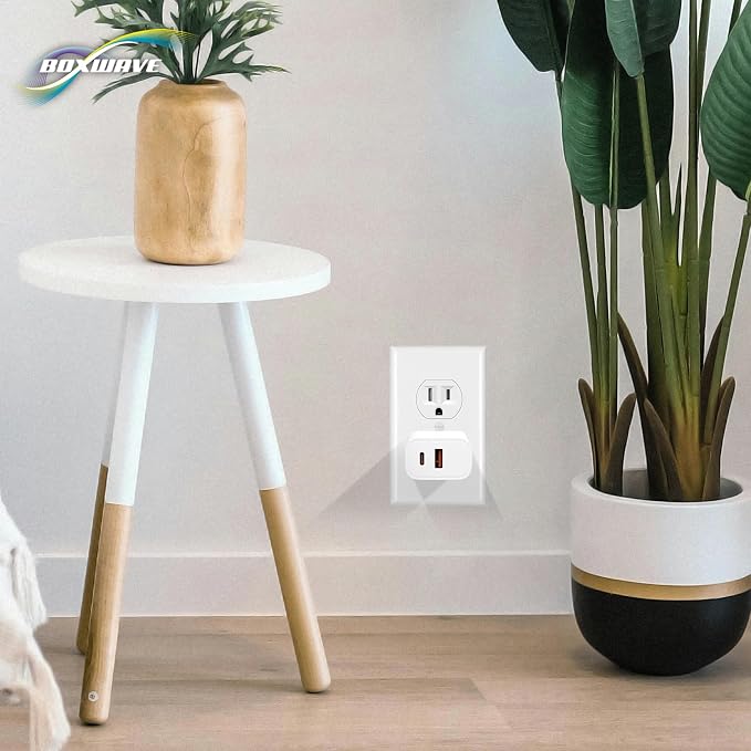 BoxWave Charger Compatible with Ledger Nano X - PD miniCube (20W) 20W PD USB Type-C Wall Charger - Winter White