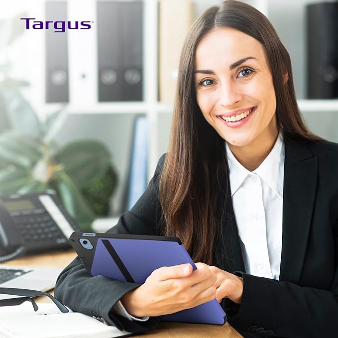 Targus VersaVu iPad 10th Generation Case 2022 iPad 10.9 Inch Case 10 Case 360 Degree Rotating Military Grade Drop Protection Cover for 10.9â€ 10th Gen 2022 Magnetic Close Black (THZ935GL)